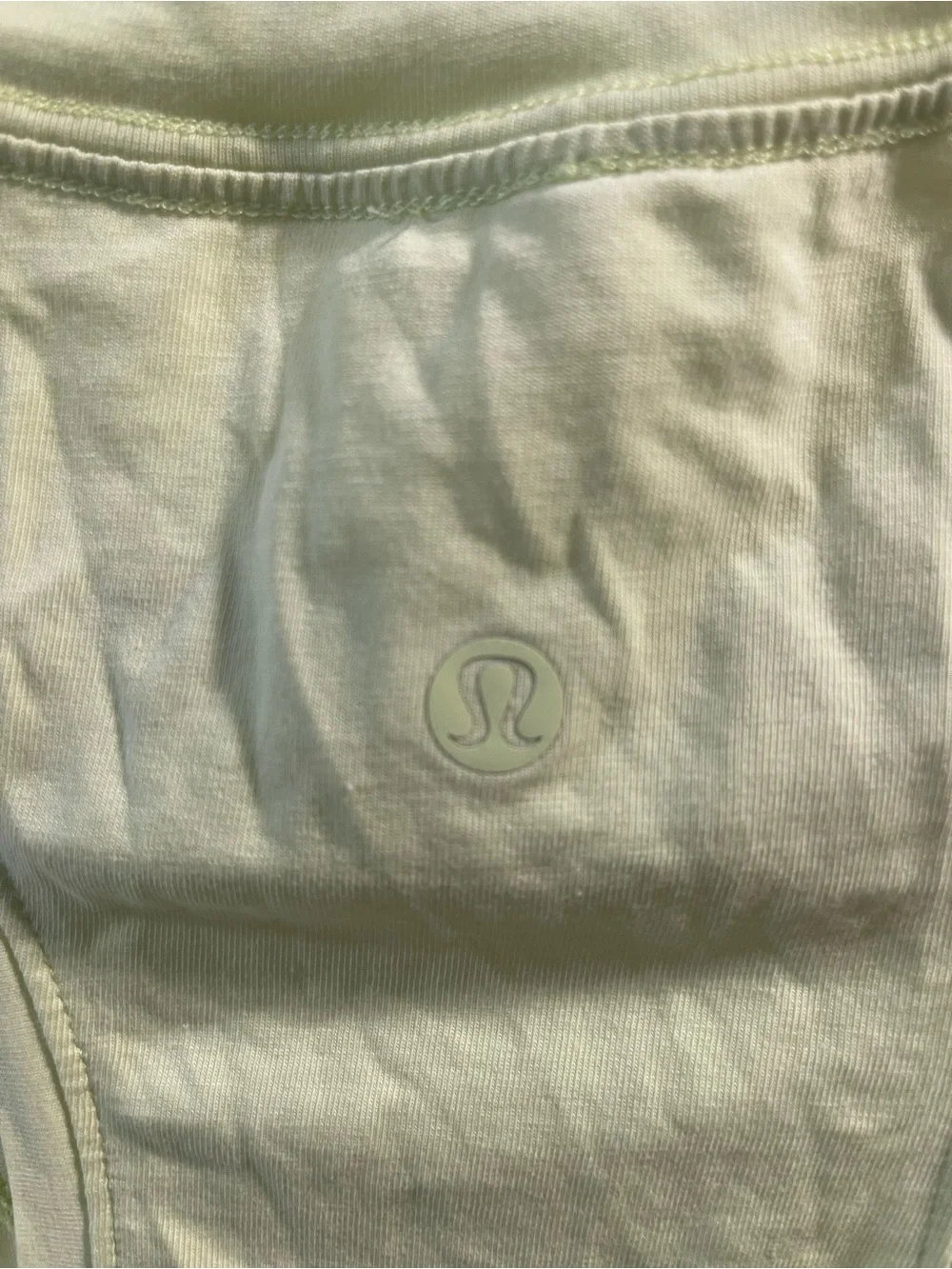 lululemon athletica Neon Yellow Scoop Tank Top No Size Tags